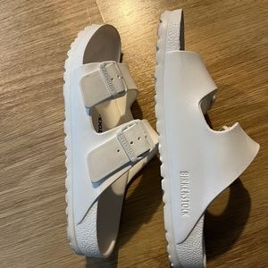 White Birkenstock size 8